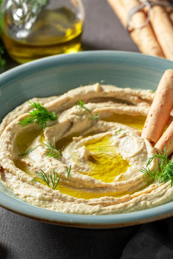Dill in Hummus