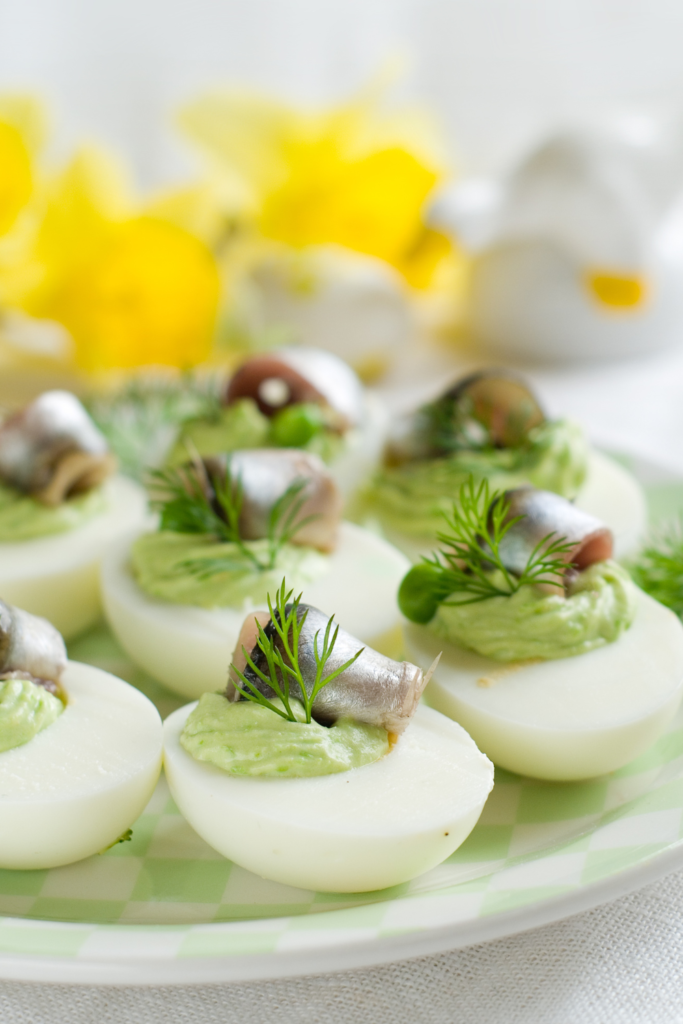 Dill in Deviled Eggs