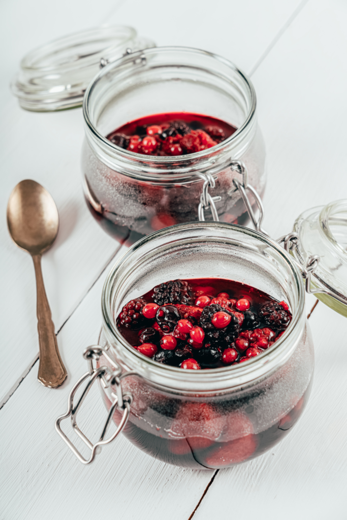 Basil and Berry Compote