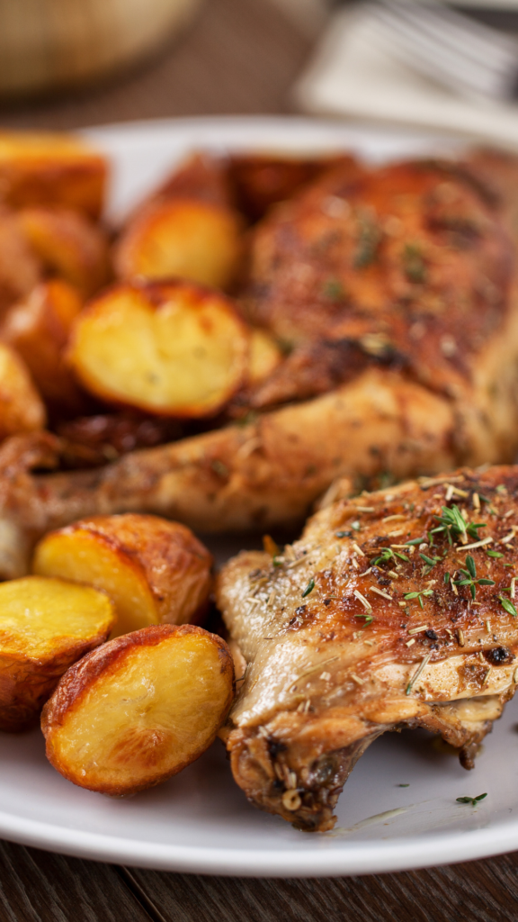 BBQ Chicken and Sweet Potatoes