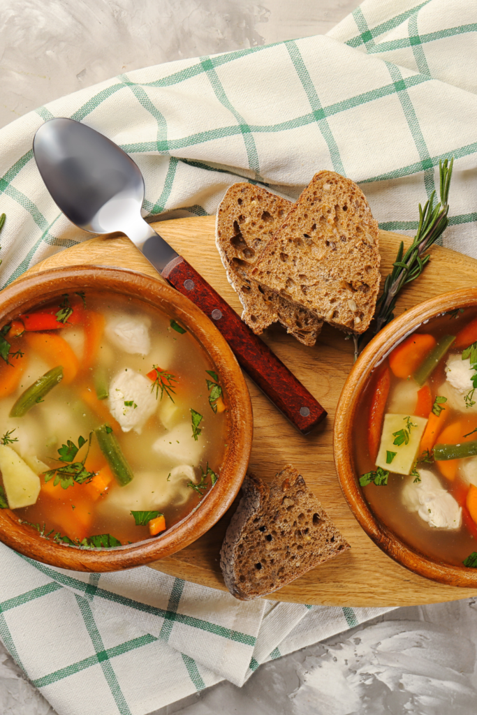 Crockpot Chicken and Spinach Soup