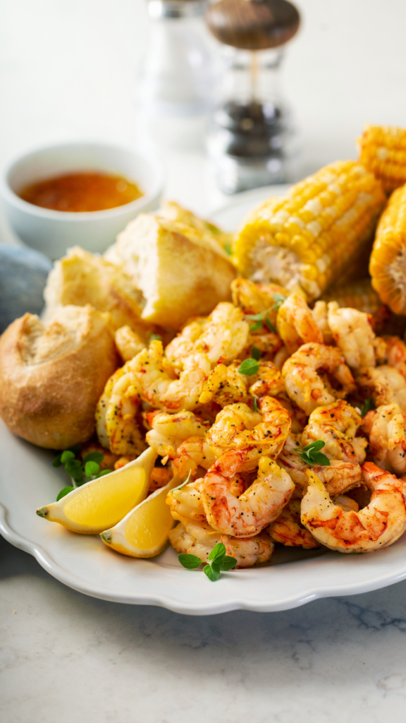 BBQ Shrimp and Corn
