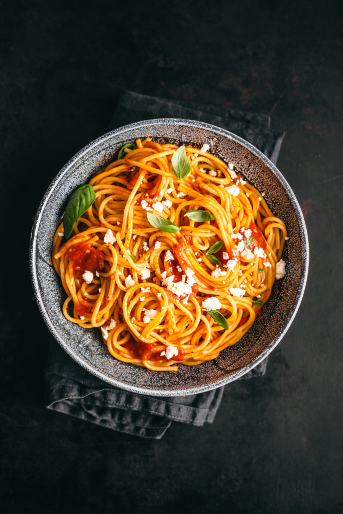 Basil in Pasta Sauces