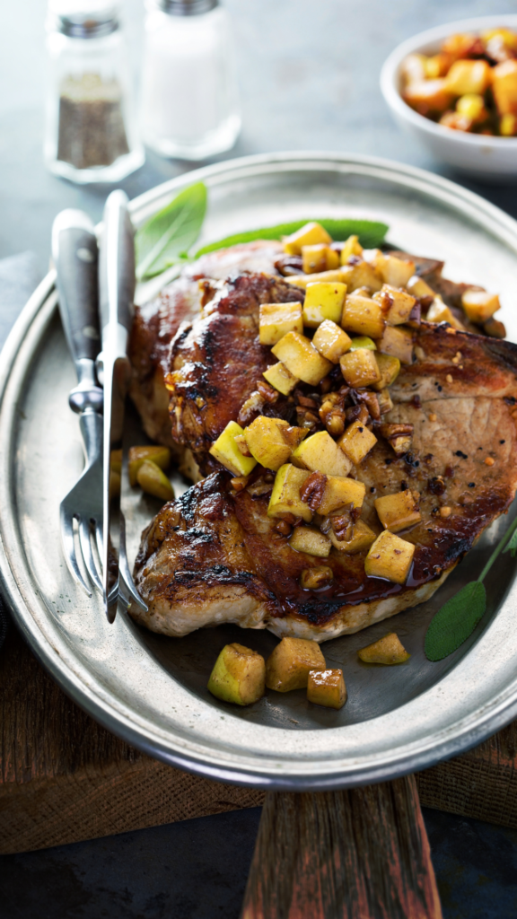 Pork Chop and Apples