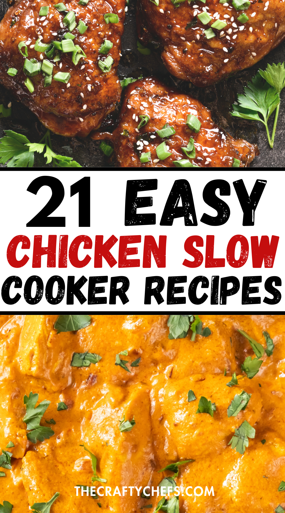 21+ Best Chicken Slow Cooker Dinners That Are Easy To Make - The Crafty ...