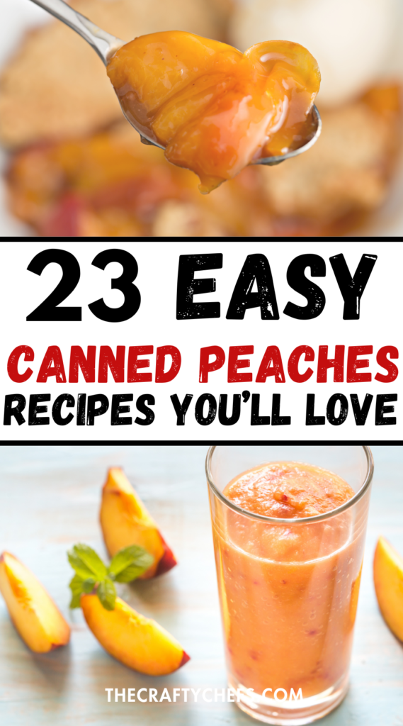 canned peach recipes