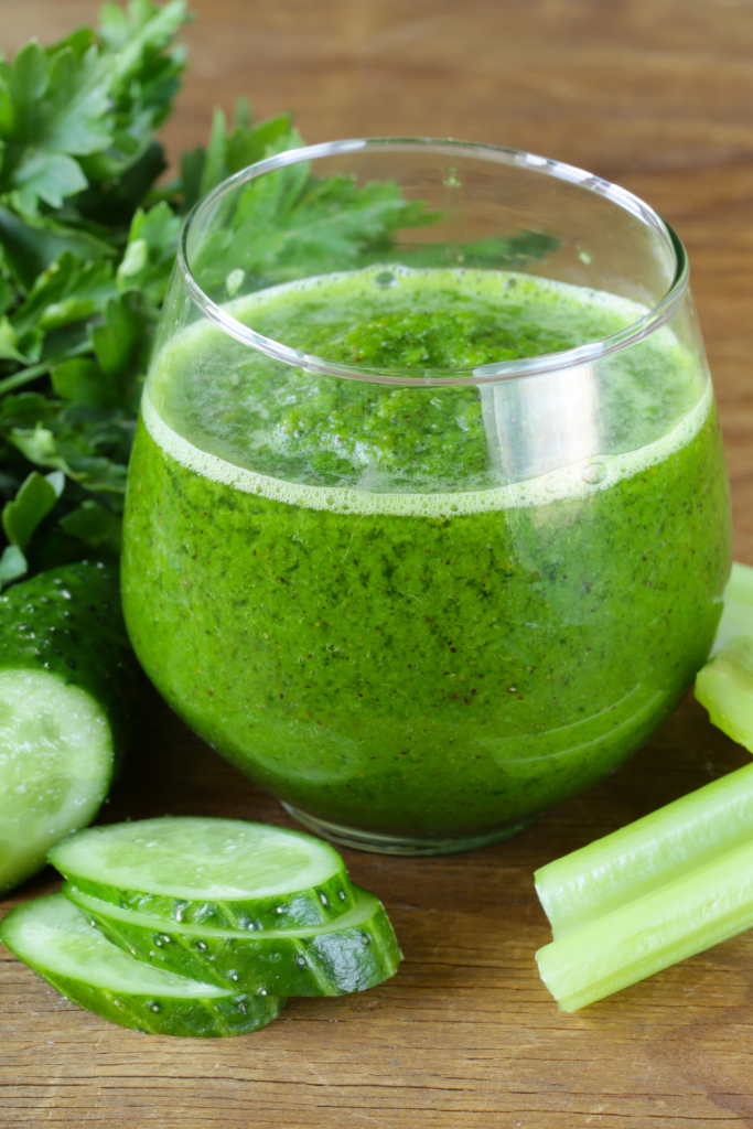 Celery, Cucumber, and Mint Smoothie